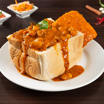 Photo of plate containing Bunny Chow